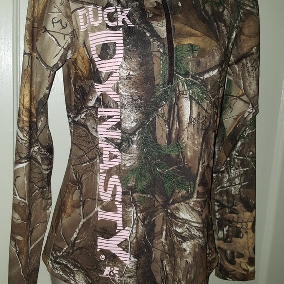 Duck Dynasty RealTree Xtra 1/4 Zip Jacket Sz L - Picture 2 of 8